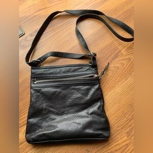 Margot Black Leather Purse Bag Shoulder Bag Women Accessories Medium